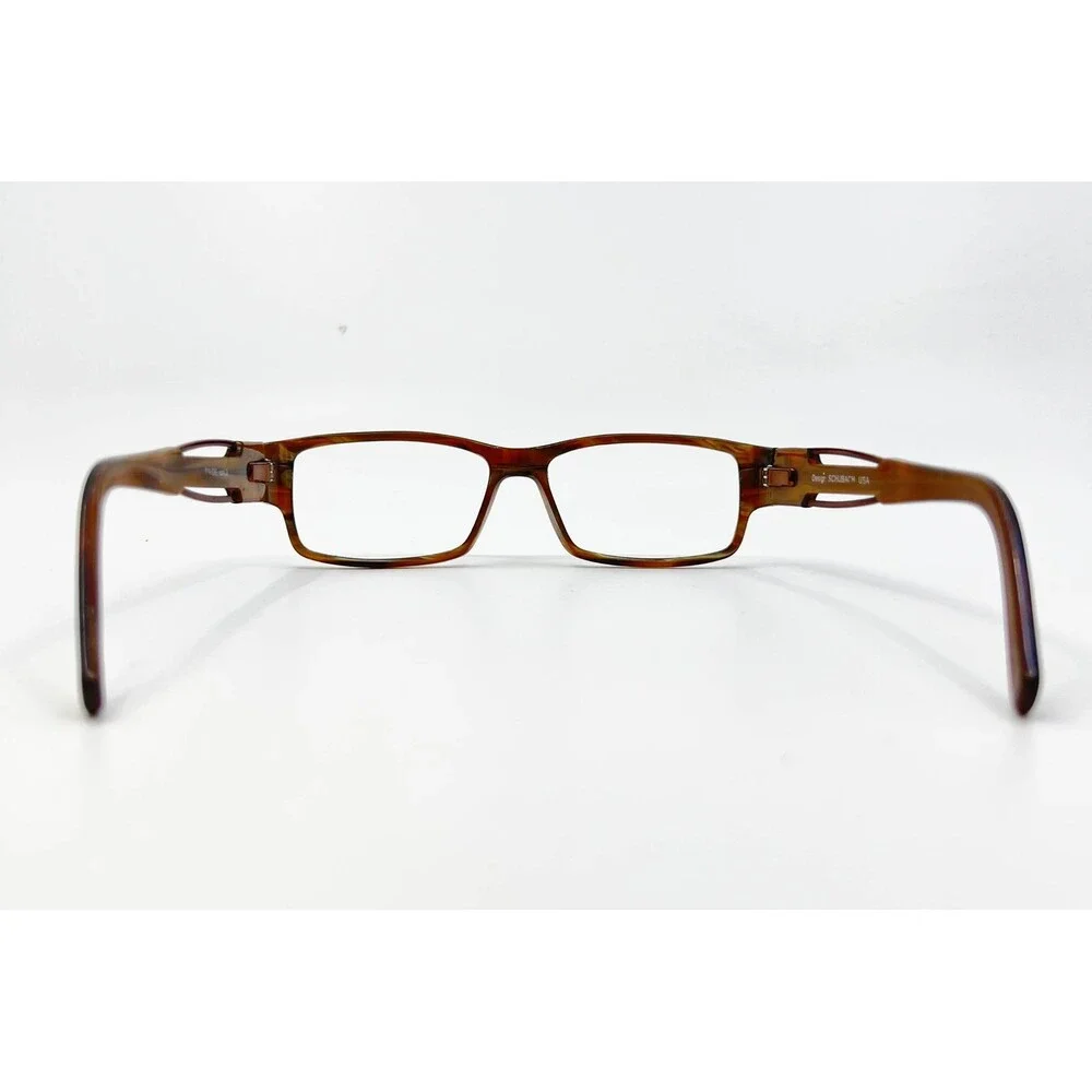 Schubach Pride Eyeglasses Frames Unisex Brown Tortoise Rectangular 50-18-135